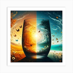 Glass Of Water Art Print