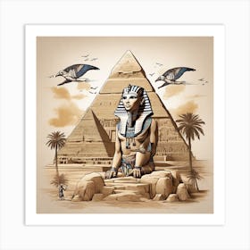 Egyptian Pharaoh Art Print