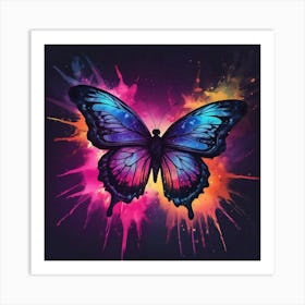 Butterfly Painting 288 Art Print