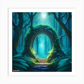 Doorway To The Forest Art Print