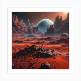 Red Planet Art Print