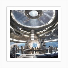 Space Station 15 Art Print