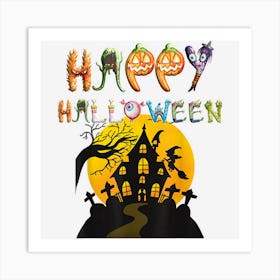 Happy Halloween Women Art Print