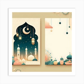 Ramadan Greeting Card 27 Art Print