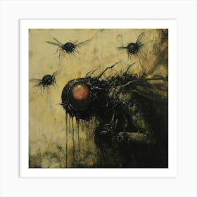 Flies Fantasy Art Print