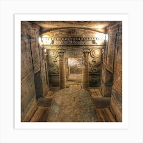 Egyptian Tomb 2 Art Print