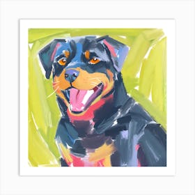 Rottweiler 01 Art Print