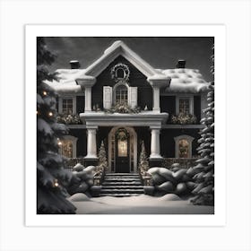 Christmas House 34 Art Print