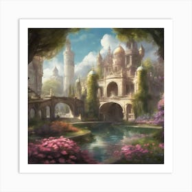 Fairytale Castle 15 Art Print