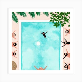 Swimming Pool Art Print