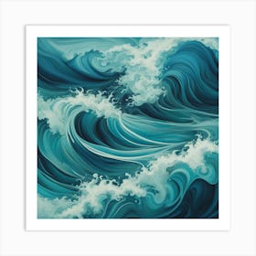 Ocean Waves 5 Art Print