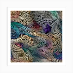 Abstract Swirls 9 Art Print