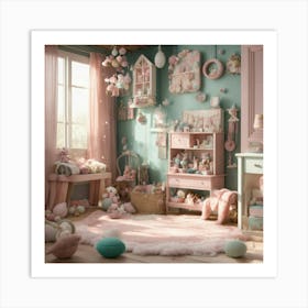 Shabby Chic Dreamy Mist Pastel Junk Journals Nurse (20) Art Print