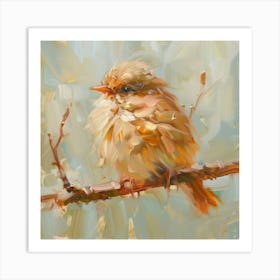 Bird On A Branch 18 Art Print