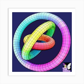 Rainbow Ring Art Print