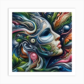 Psychedelic Art 4 Art Print