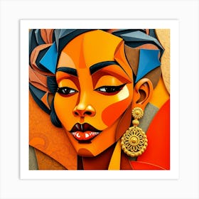 African Woman Art Print