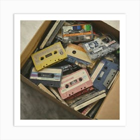 Cassettes In A Box Art Print