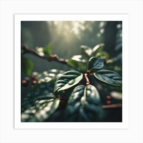 Green Leaf Art Print