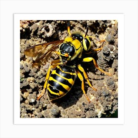 Wasp nature 9 Art Print