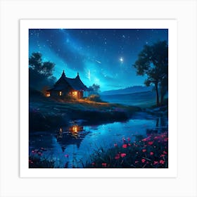 Night In The Countryside Art Print