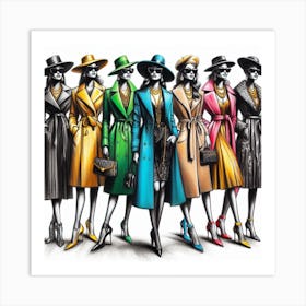 Fashion Illustration 1 Art Print