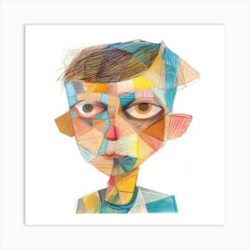 Boy'S Face Art Print