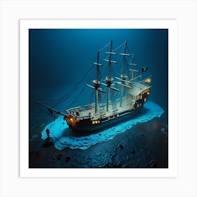 Pirate Ship 6 Art Print