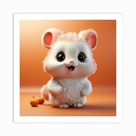 Cute Hamster 12 Art Print