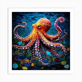 Octopus 5 Art Print