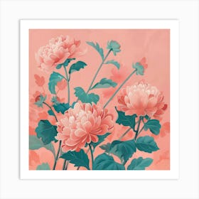 Chrysanthemums 1 Art Print