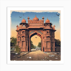 Taj Mahal Art Print