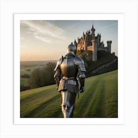 Knight In Armor 4 Art Print