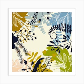 Floral Background 1 Art Print