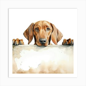 Dachshund 26 Art Print