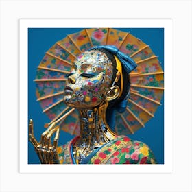 Robot Woman 7 Art Print