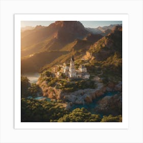 Mountain Castle Art Print