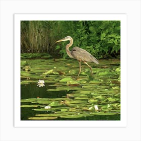 Great Blue Heron 4 Art Print