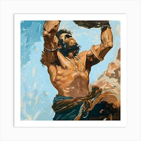 Hanuman Hindu God 1 Art Print