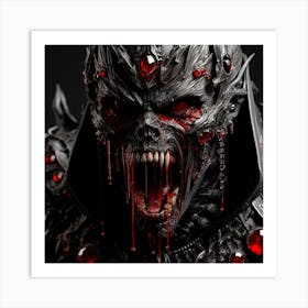 Demon Skull 2 Art Print