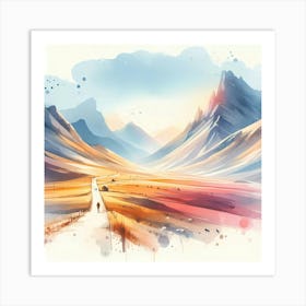 Landscape Painting 71 Art Print