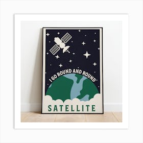 Satellite Print Art Print