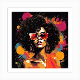 Afro Girl 31 Art Print
