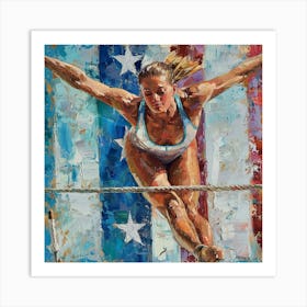 High Jumper Art Print