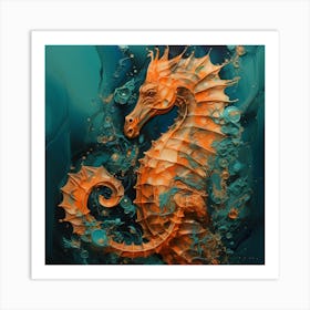 Seahorse 12 Art Print