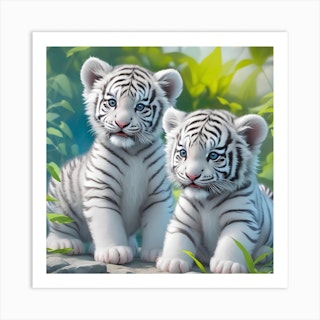 Tiger mom and baby, Art- Texture This is the female cub. Th…