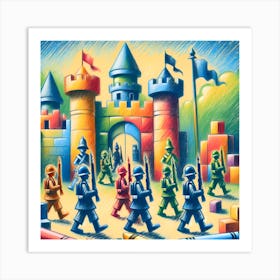 Super Kids Creativity:Castle Of Crayons Art Print