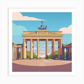 Brandenburg Gate 8 Art Print