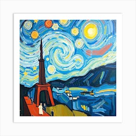 Starry Night 4 Art Print