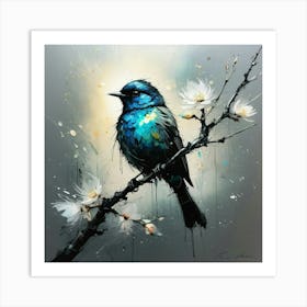 Blue Bird Art Print